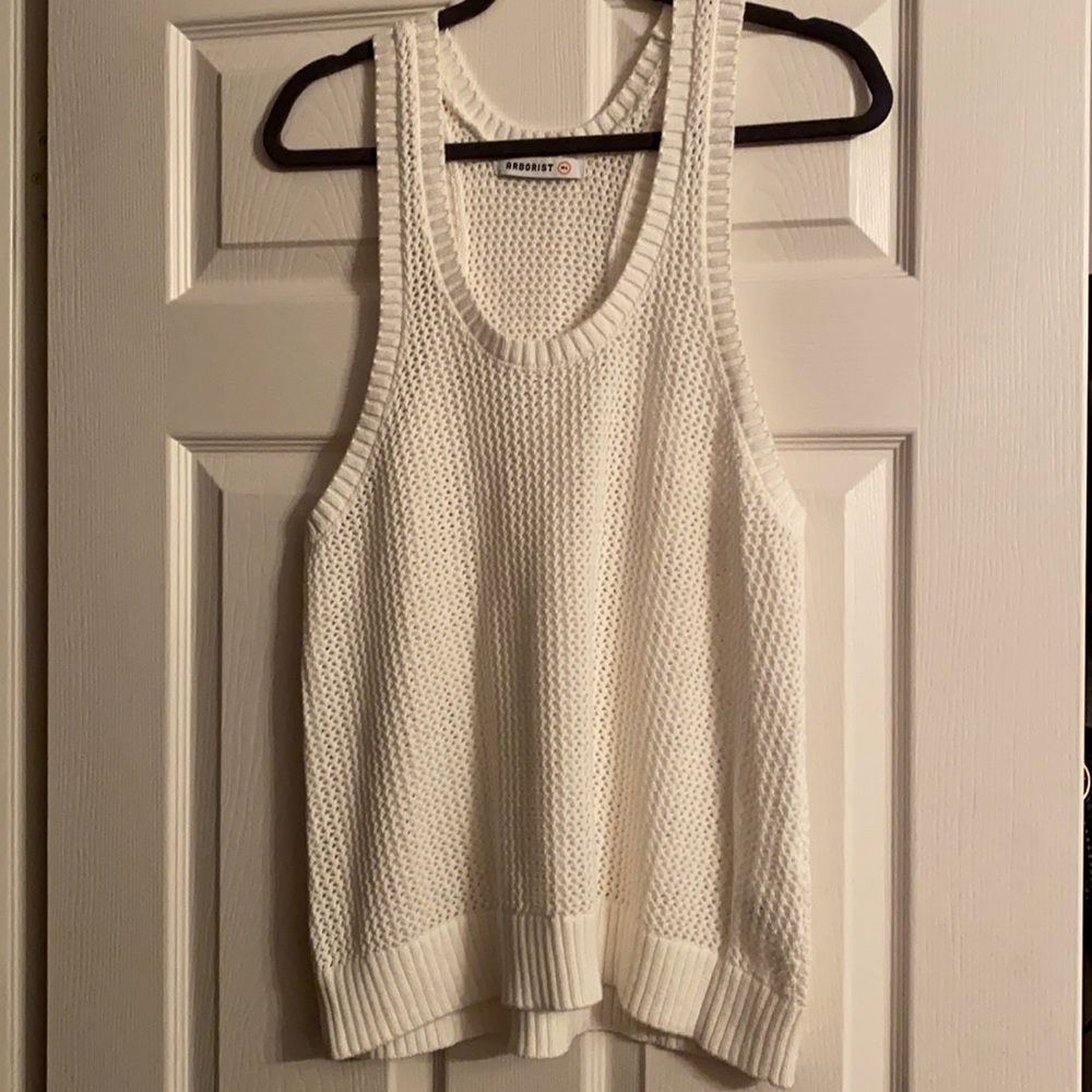 Arborist woven muscle tank